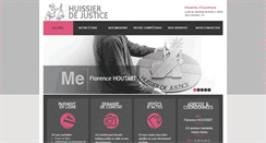 Desktop Screenshot of huissier-houtart-paris.com